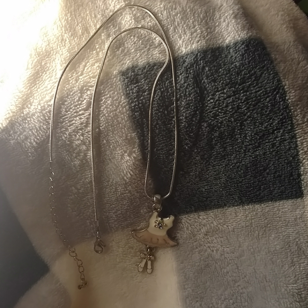 A ballerina necklace